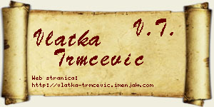 Vlatka Trmčević vizit kartica